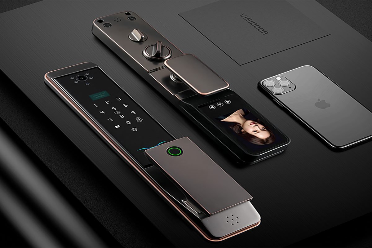 SAMULAI smart lock showcasing advanced security features for homes and businesses